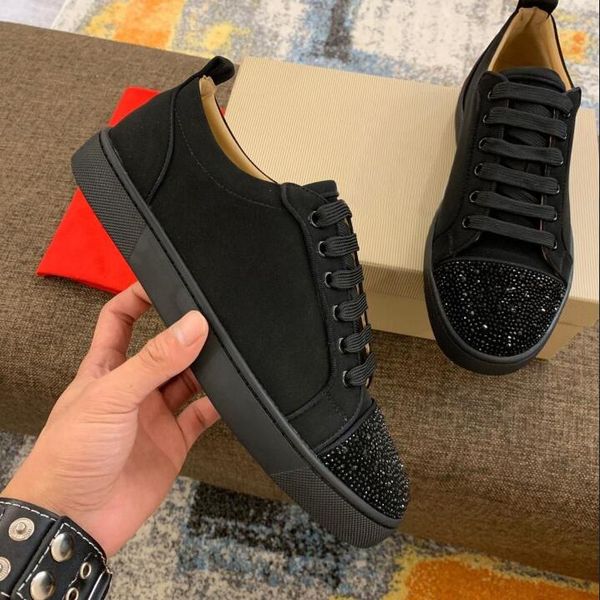 designs shoes spike junior redbottoms calf low cut mix 20 red bottom sneaker luxury party wedding shoes genuine leather spikes lace-up casua, Black
designs shoes spike junior redbottoms calf low cut mix 20 red bottom sneaker luxury party wedding shoes genuine leather spikes lace-up casua, Black
