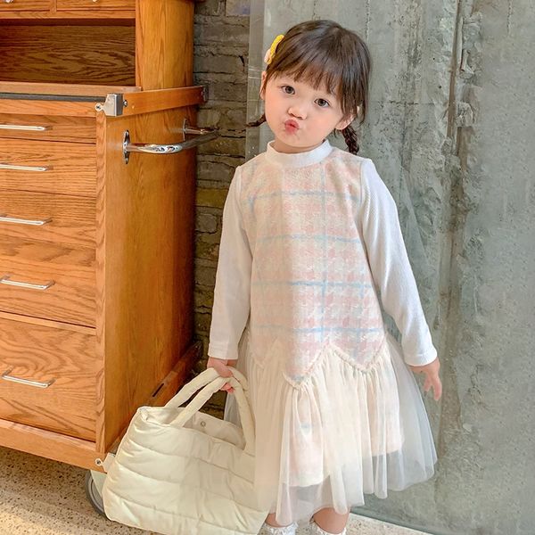 girl's autumn 2020 korean foreign style mesh skirt princess dress princess dress stitching plaid baby skirt fashion bsisk, Black;gray
girl's autumn 2020 korean foreign style mesh skirt princess dress princess dress stitching plaid baby skirt fashion bsisk, Black;gray