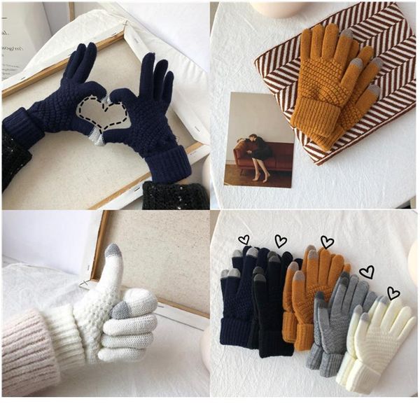 winter women gloves touch screen gloves warm stretch knit mittens imitation full finger guantes female crochet thick sqcsdk, Black
winter women gloves touch screen gloves warm stretch knit mittens imitation full finger guantes female crochet thick sqcsdk, Black