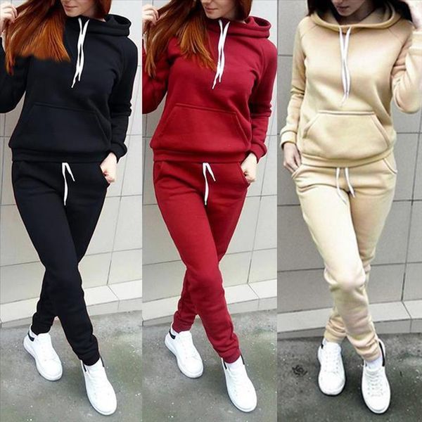 suit women autumn winter tracksuit women long sleeve thicken hooded sweatshirts 2 piece set casual sport women tracksuit set, Gray
suit women autumn winter tracksuit women long sleeve thicken hooded sweatshirts 2 piece set casual sport women tracksuit set, Gray