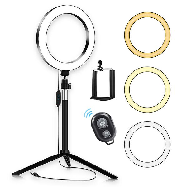 6" селфи led ring light штатив 16см bluetooth фотографии освещения для youtube live video студия макияжа телефон владельца путешествия
6" селфи led ring light штатив 16см bluetooth фотографии освещения для youtube live video студия макияжа телефон владельца путешествия