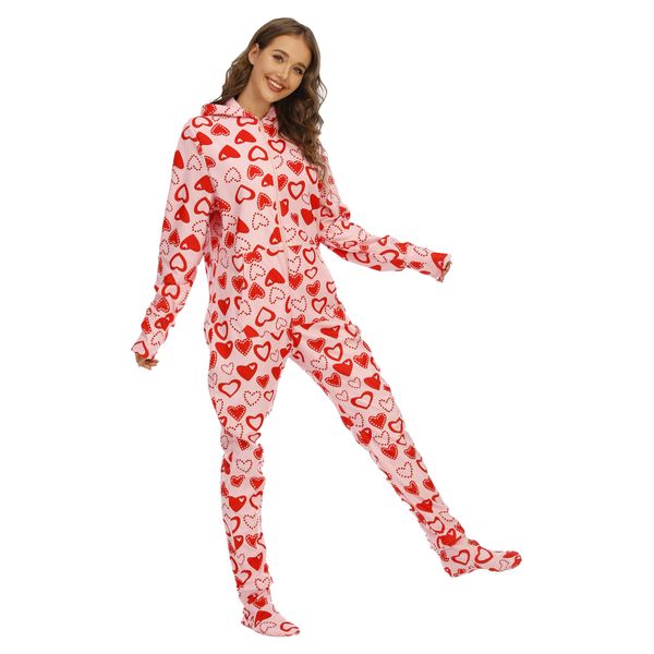 heart pattern onesies womens sleepwear hooded loose comfortable women designer underwear causal ankle length sell clothing, Black;red
heart pattern onesies womens sleepwear hooded loose comfortable women designer underwear causal ankle length sell clothing, Black;red
