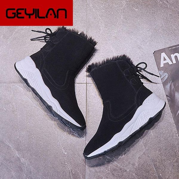boots stylish back strap snow women shoes plus warm fur ankle for thick platform woman solid color, Black
boots stylish back strap snow women shoes plus warm fur ankle for thick platform woman solid color, Black