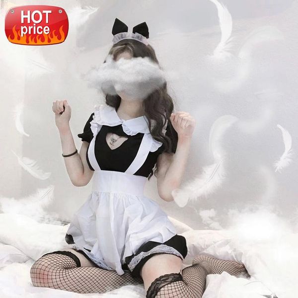 Japanese Sweet Lolita Dress Anime Love Live Cosplay Maid Uniform Costumes for Women Cute Sexy Lingerie Temptation Young Girl #A51B, Black;white
Japanese Sweet Lolita Dress Anime Love Live Cosplay Maid Uniform Costumes for Women Cute Sexy Lingerie Temptation Young Girl #A51B, Black;white