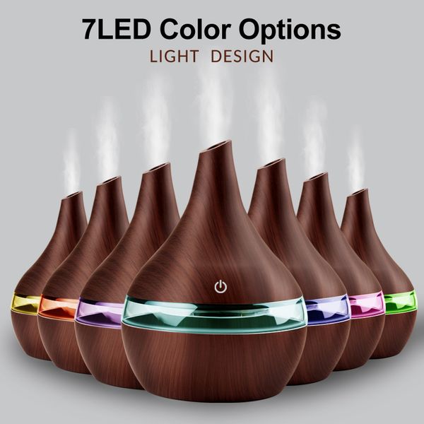 300ml usb electric aroma air diffuser wood grain ultrasonic air humidifier cool mist maker with 7 colors lights for home 1012
300ml usb electric aroma air diffuser wood grain ultrasonic air humidifier cool mist maker with 7 colors lights for home 1012