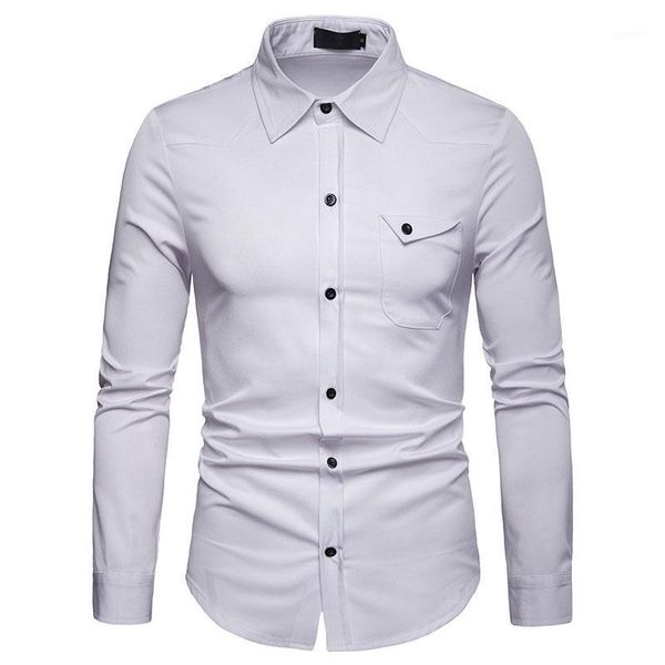 solid color white shirt men 2020 brand slim fit long sleeve mens dress shirts wedding business casual shirt male camisa hombre1, White;black
solid color white shirt men 2020 brand slim fit long sleeve mens dress shirts wedding business casual shirt male camisa hombre1, White;black