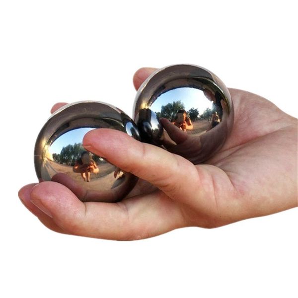 one pair chinese health balls baoding iron ball massage balls for hand therapy q0115
