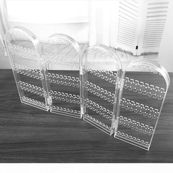 jewelry earring holder folding plastic stand ear stud display screen (four parts transparent, Black
jewelry earring holder folding plastic stand ear stud display screen (four parts transparent, Black
