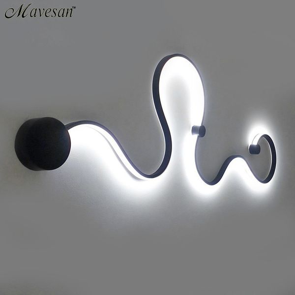 modern wall lamps for bedroom white or balck color for living room bedside decoration aisle wall light corridor l lustre led 1020
modern wall lamps for bedroom white or balck color for living room bedside decoration aisle wall light corridor l lustre led 1020