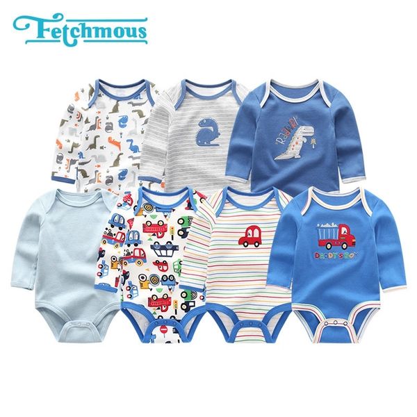 7pcs/lot baby boys clothing set 0-12m rompers cotton newborn print baby girls clothes full sheeve roupas de bebe costume t200706, Blue
7pcs/lot baby boys clothing set 0-12m rompers cotton newborn print baby girls clothes full sheeve roupas de bebe costume t200706, Blue