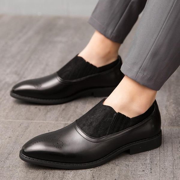 dress shoes luxury genuine leather men business loafers pointy office formal casual oxford breathable wedding shoe, Black
dress shoes luxury genuine leather men business loafers pointy office formal casual oxford breathable wedding shoe, Black