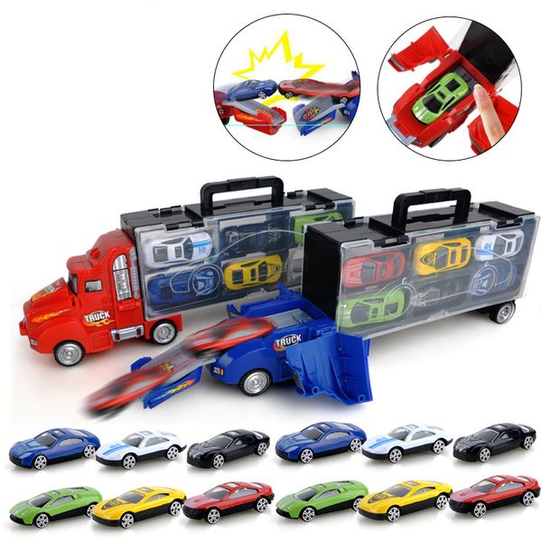 12pcs/set diecast cars metal model with big truck vehicles toys for children wheels car container carrier boy birthday gifts
12pcs/set diecast cars metal model with big truck vehicles toys for children wheels car container carrier boy birthday gifts