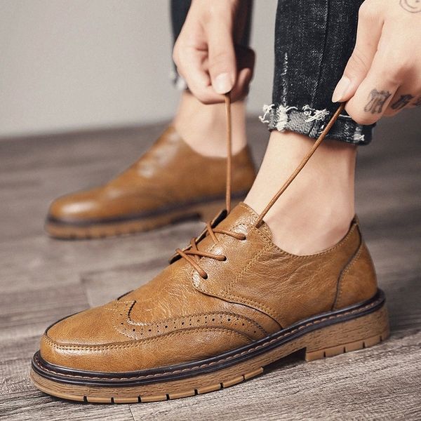 leather shoes men fashion casual shoes men lace up brogue moccasins handmade sewing men shoes leather zapatos de hombre #cn6o
leather shoes men fashion casual shoes men lace up brogue moccasins handmade sewing men shoes leather zapatos de hombre #cn6o