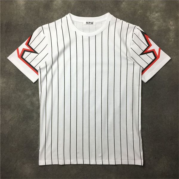 mens t shirt men women pentagram star short sleeve striped printing t shirt mens shirts tees size s-xxl, White;black
mens t shirt men women pentagram star short sleeve striped printing t shirt mens shirts tees size s-xxl, White;black