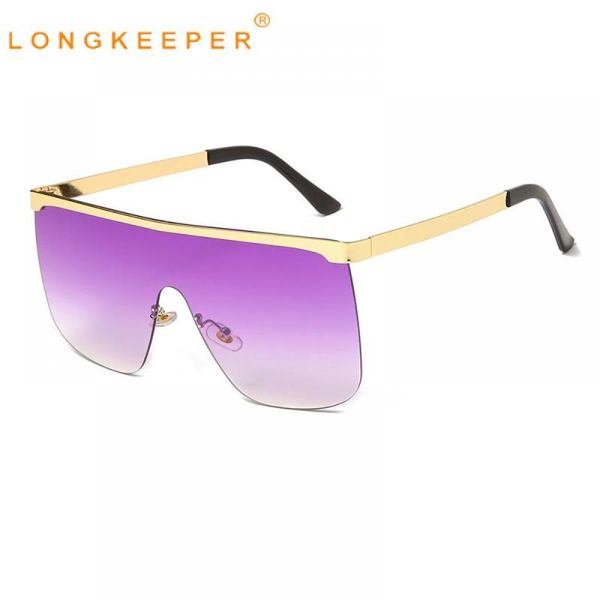 sunglasses fashion oversized square women brand designer vintage men rimless one piece gradient sun glasses uv400 big shades, White;black
sunglasses fashion oversized square women brand designer vintage men rimless one piece gradient sun glasses uv400 big shades, White;black