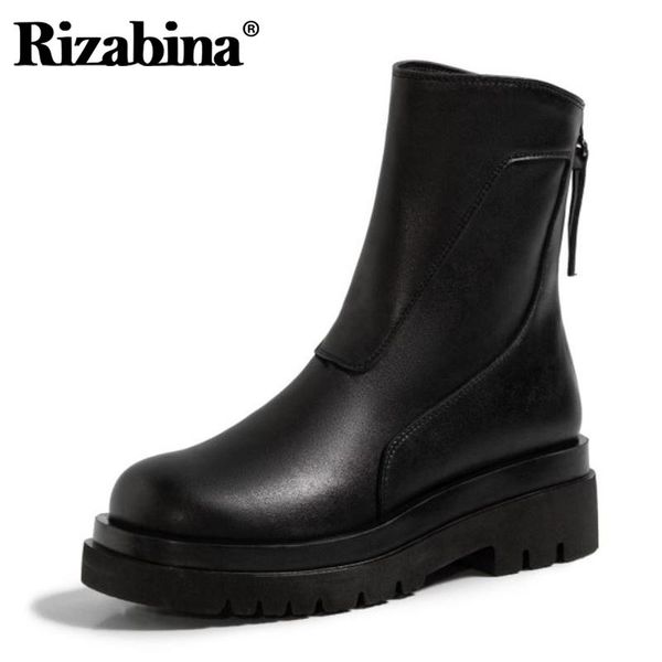 rizabina size 31-43 women short boots fashion platform leather warm fur high heel winter shoes woman zipper office footwear, Black
rizabina size 31-43 women short boots fashion platform leather warm fur high heel winter shoes woman zipper office footwear, Black