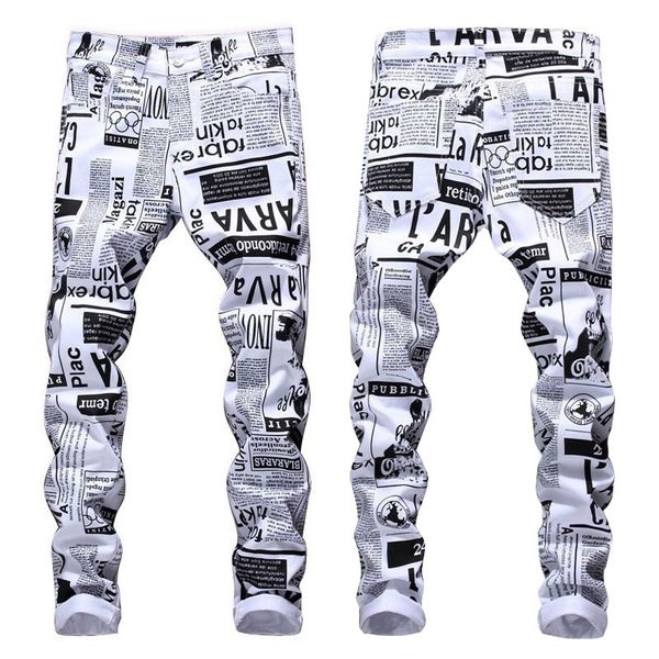explosive style men's jeans tights painted white jeans printed trousers european and american fashion personality hip-hop high-quality, Blue
explosive style men's jeans tights painted white jeans printed trousers european and american fashion personality hip-hop high-quality, Blue