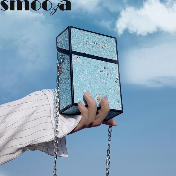 smooza shoulder bags for women sequined minil bag 2020 new fashion famous version of the wild crossbody bag girl chain box
smooza shoulder bags for women sequined minil bag 2020 new fashion famous version of the wild crossbody bag girl chain box