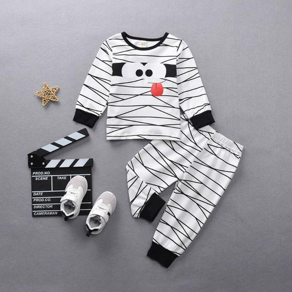 toddler kids baby girl boy set winter halloween +funny mummy pants set pajamas outfits toddler fall clothes conjuntos verano, White
toddler kids baby girl boy set winter halloween +funny mummy pants set pajamas outfits toddler fall clothes conjuntos verano, White