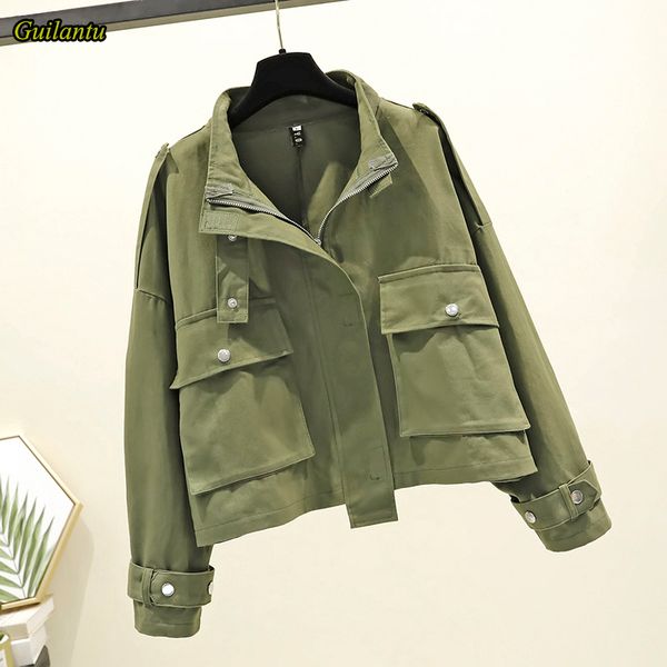guilantu spring summer bomber basic jacket women mandarin collar zipper casual loose streetwear jackets coat female work clothes c1106, Black;brown
guilantu spring summer bomber basic jacket women mandarin collar zipper casual loose streetwear jackets coat female work clothes c1106, Black;brown