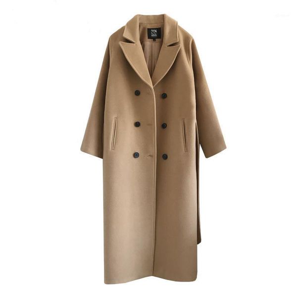 2020 new women woolen coat thickened winter woolen jacket temperament retro outwear loose long ladies overcoat autumn winter1, Black
2020 new women woolen coat thickened winter woolen jacket temperament retro outwear loose long ladies overcoat autumn winter1, Black