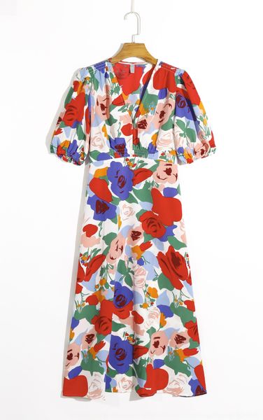 q3smh h423 printed women's summer 2020 new french style bubble waisted with v-neck waist show thin temperament sleeves platycodon dress, Black;gray
q3smh h423 printed women's summer 2020 new french style bubble waisted with v-neck waist show thin temperament sleeves platycodon dress, Black;gray