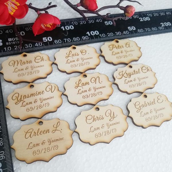 custom wooden tags, personalized wedding favor tags, custom name wooden rustic favors, wedding party favor decoration 1027
custom wooden tags, personalized wedding favor tags, custom name wooden rustic favors, wedding party favor decoration 1027