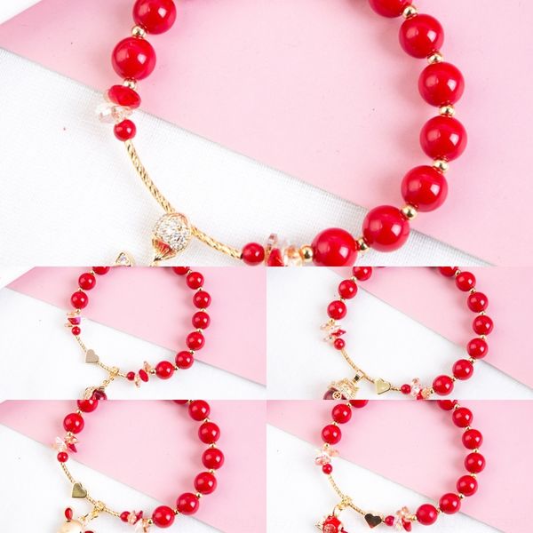 p0lcg year of rat red transfer pearl sand crystal new bracelet giftpearl gift year gold bracelet valentine's day gift jewelry high-end, Golden;silver
p0lcg year of rat red transfer pearl sand crystal new bracelet giftpearl gift year gold bracelet valentine's day gift jewelry high-end, Golden;silver