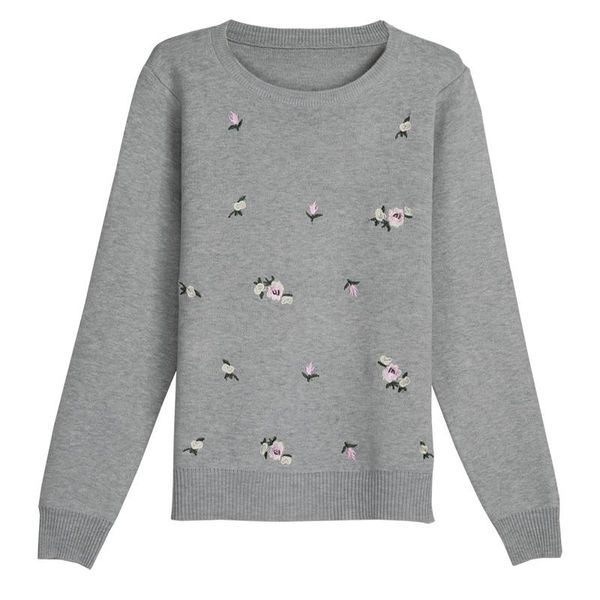 flower embroidery sweater knitted fall slim pullover female tricot jersey full sleeve warm outerwear teen jumper pull femme, White;black
flower embroidery sweater knitted fall slim pullover female tricot jersey full sleeve warm outerwear teen jumper pull femme, White;black