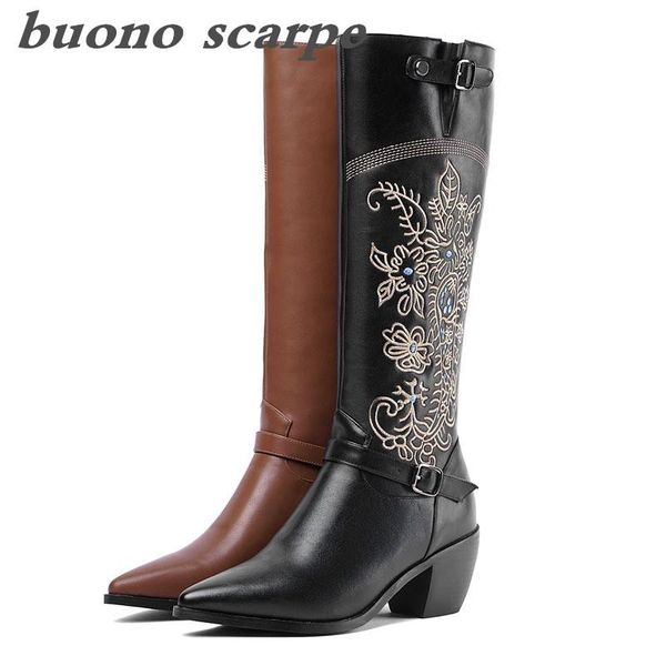boots high female chinese style embroidered heel plus velvet thick with pointed knight, Black
boots high female chinese style embroidered heel plus velvet thick with pointed knight, Black