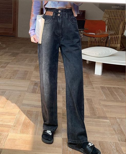 zhisilao high waist straight jeans women plus size vintage wide leg jeans plus size streetwear boyfriend mom maxi 20201, Blue
zhisilao high waist straight jeans women plus size vintage wide leg jeans plus size streetwear boyfriend mom maxi 20201, Blue