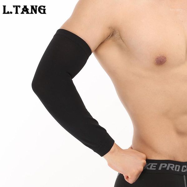 elbow & knee pads sports basketball arm sleeves elastic support protector extended gym fitness soft breathable s2011, Black;gray
elbow & knee pads sports basketball arm sleeves elastic support protector extended gym fitness soft breathable s2011, Black;gray