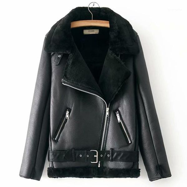 warm women's winter motorcycle velvet jacket female short lapels fur thick korean version plus velvet jacket bomber1, Black;brown
warm women's winter motorcycle velvet jacket female short lapels fur thick korean version plus velvet jacket bomber1, Black;brown