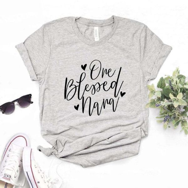 one blessed nana women tshirts cotton casual funny t shirt for lady yong tee hipster 6 color drop ship na-8351, White
one blessed nana women tshirts cotton casual funny t shirt for lady yong tee hipster 6 color drop ship na-8351, White