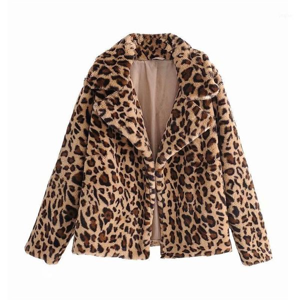 leopard print reversible plush faux fur coat winter jacket women pockets thick warm outerwear covered button turn-down collar1, Black
leopard print reversible plush faux fur coat winter jacket women pockets thick warm outerwear covered button turn-down collar1, Black