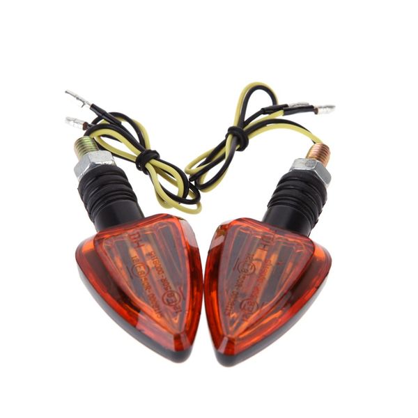 2pcs 12v mini motorcycle motorbike turn signal indicators arrow carbon amber light 
2pcs 12v mini motorcycle motorbike turn signal indicators arrow carbon amber light
