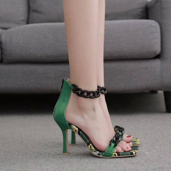 Sexy Leopard Sandals Women Shoes Fashion Chain Thin High Heels Square Toe Party Dress Pumps Ankle Strap Zipper Shoes 2021 #bt5N
Sexy Leopard Sandals Women Shoes Fashion Chain Thin High Heels Square Toe Party Dress Pumps Ankle Strap Zipper Shoes 2021 #bt5N