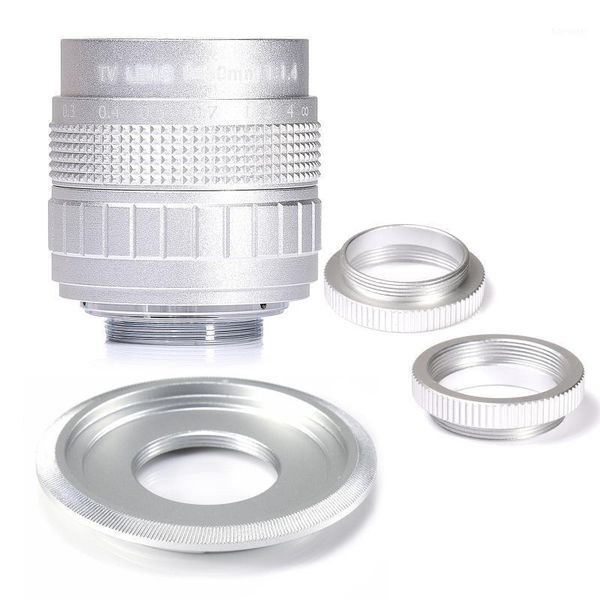 silver fujian 50mm f1.4 cctv tv camera lens + c-nex mount ring for sony a7 a7ii a9 nex7 nex5 camera1
silver fujian 50mm f1.4 cctv tv camera lens + c-nex mount ring for sony a7 a7ii a9 nex7 nex5 camera1