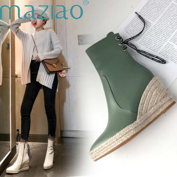 boots winter women ankle platform wedges heels female high autumn shoes 2021 size 32-44 chaussure femme maziao, Black
boots winter women ankle platform wedges heels female high autumn shoes 2021 size 32-44 chaussure femme maziao, Black