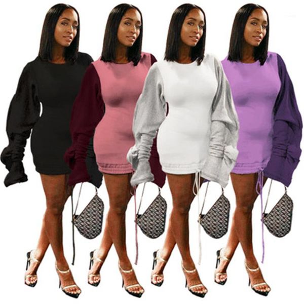 fleece dress fashion trend long sleeve hollow out short skirt female spring new casual slim drawstring dress women fungus sleeve, Black;gray
fleece dress fashion trend long sleeve hollow out short skirt female spring new casual slim drawstring dress women fungus sleeve, Black;gray