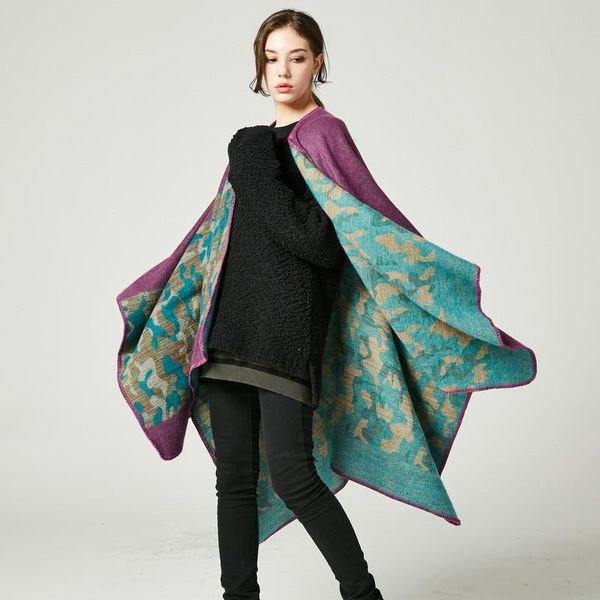 scarves fashion camo scarfs cashmere imitation long women cape winter fall windproof soft thick gift ladies shawl wraps lady poncho, Blue;gray
scarves fashion camo scarfs cashmere imitation long women cape winter fall windproof soft thick gift ladies shawl wraps lady poncho, Blue;gray