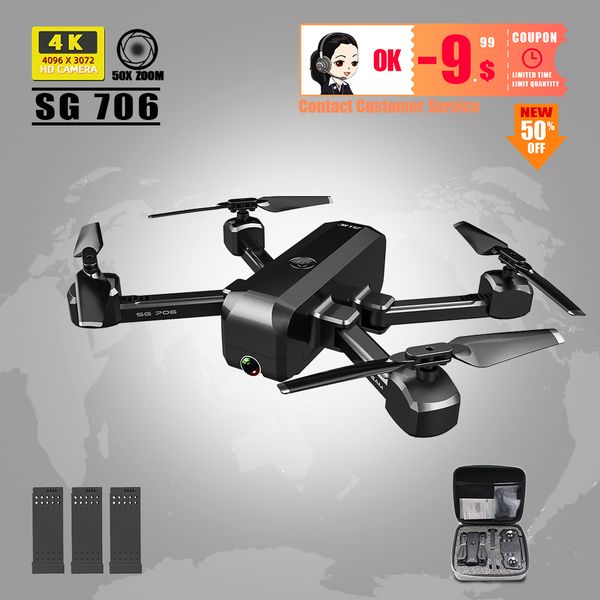 drone rc 4k dron с камерой prepipsional quadcopter игрушки dron selfie вертолет для детей взрослых juguetes sg706 vs sg901 z5 e58 201119
drone rc 4k dron с камерой prepipsional quadcopter игрушки dron selfie вертолет для детей взрослых juguetes sg706 vs sg901 z5 e58 201119