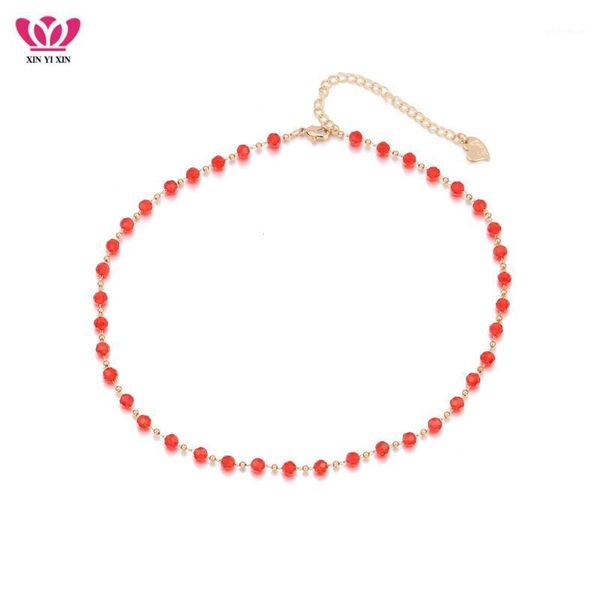 fashion choker red pink green black crystal beads chain necklaces for women luxury trendy necklace wedding party jewelry gifts1, Silver
fashion choker red pink green black crystal beads chain necklaces for women luxury trendy necklace wedding party jewelry gifts1, Silver