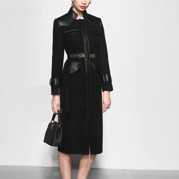 black retro slim woolen coat women thick mid-length woolen coat autumn and winter women's clothing new winter coats and jackets1
black retro slim woolen coat women thick mid-length woolen coat autumn and winter women's clothing new winter coats and jackets1