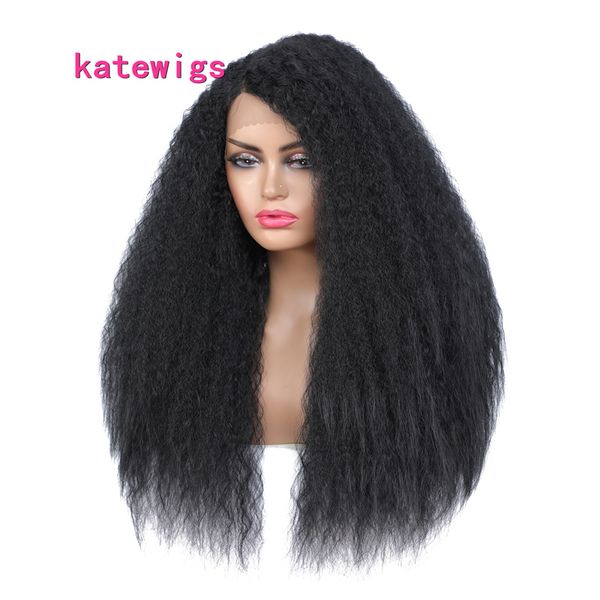 synthetic lace front wig long afro kinky curly wigs for africa women natural black hair
synthetic lace front wig long afro kinky curly wigs for africa women natural black hair
