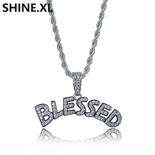 custom letter blessed pendant necklace gold silver iced out full lab diamond hip hop jewelry for men women
custom letter blessed pendant necklace gold silver iced out full lab diamond hip hop jewelry for men women