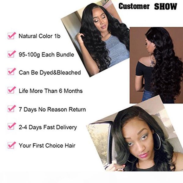 brazilian virgin human hair bundle weaves closure loose wave 5pcs lot brazilian hair loose wave with 13x4 lace frontal closure baby hair, Black;brown
brazilian virgin human hair bundle weaves closure loose wave 5pcs lot brazilian hair loose wave with 13x4 lace frontal closure baby hair, Black;brown