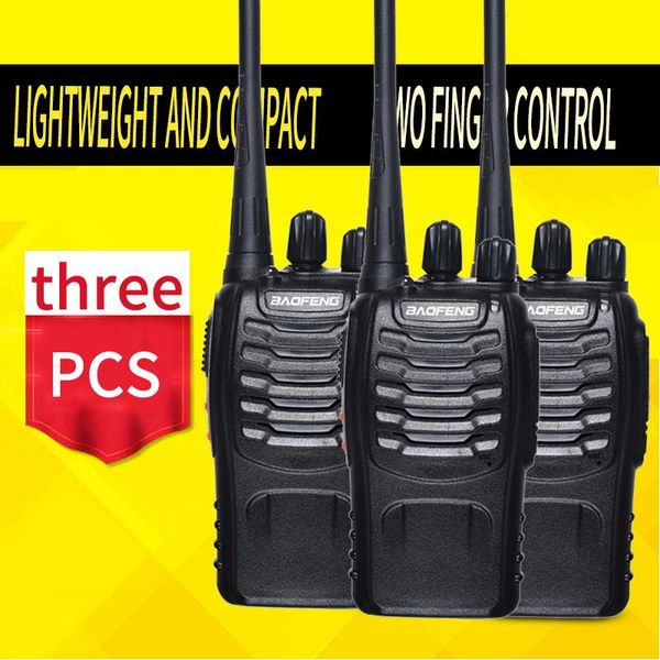 walkie talkie 3 pcs baofeng walkie-talkies radio station two-way car portable for hunting communication
walkie talkie 3 pcs baofeng walkie-talkies radio station two-way car portable for hunting communication