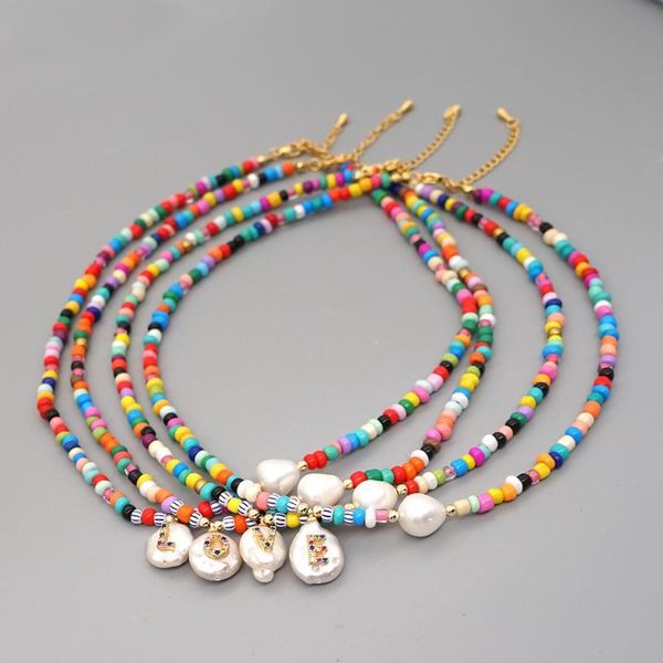 go2boho pendant love letter necklace rainbow beads freshwater pearl necklaces women accesories boho jewelry choker bijoux 2020, Golden;silver
go2boho pendant love letter necklace rainbow beads freshwater pearl necklaces women accesories boho jewelry choker bijoux 2020, Golden;silver