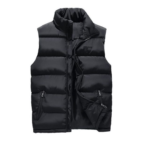 men's vests autumn winter warm casual cotton clothing vest fashion sleeveless cardigan stand-up collar zipper hoodless soft top, Black;white
men's vests autumn winter warm casual cotton clothing vest fashion sleeveless cardigan stand-up collar zipper hoodless soft top, Black;white